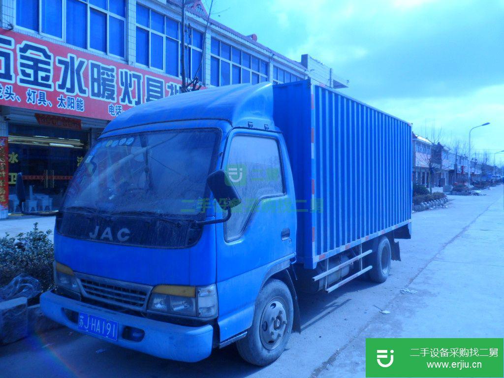 江蘇出售二手江淮廂式貨車(chē)