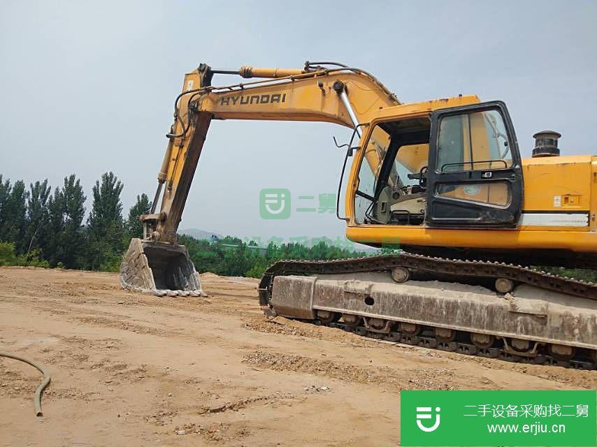 河北省出售二手現代R375LC-7挖掘機