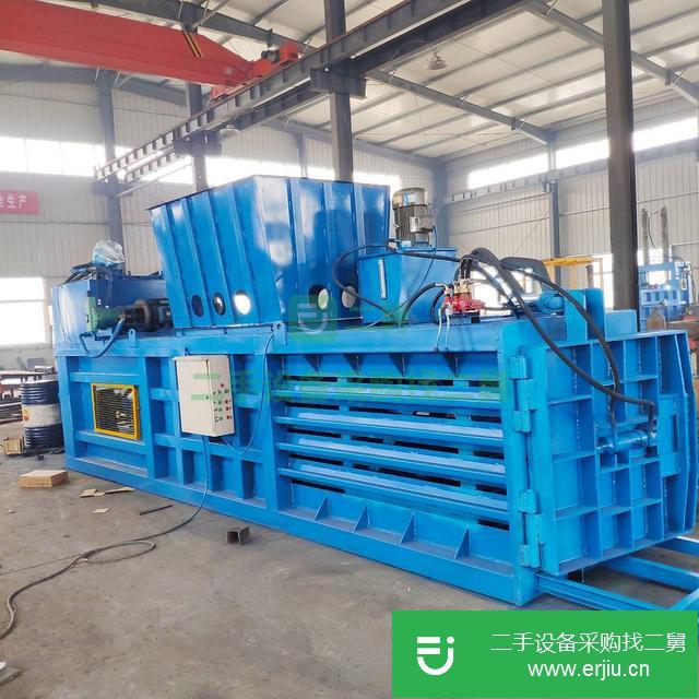 山東出售二手臥式液壓壓塊機