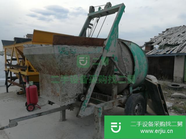 黑龍江出售二手移動500滾筒攪拌機