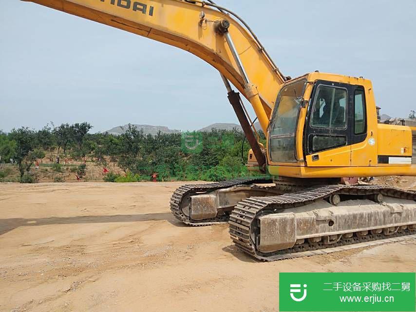河北省出售二手現代R375LC-7挖掘機