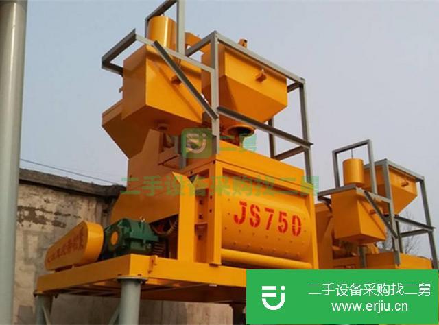 河南出售二手JS750混凝土攪拌機