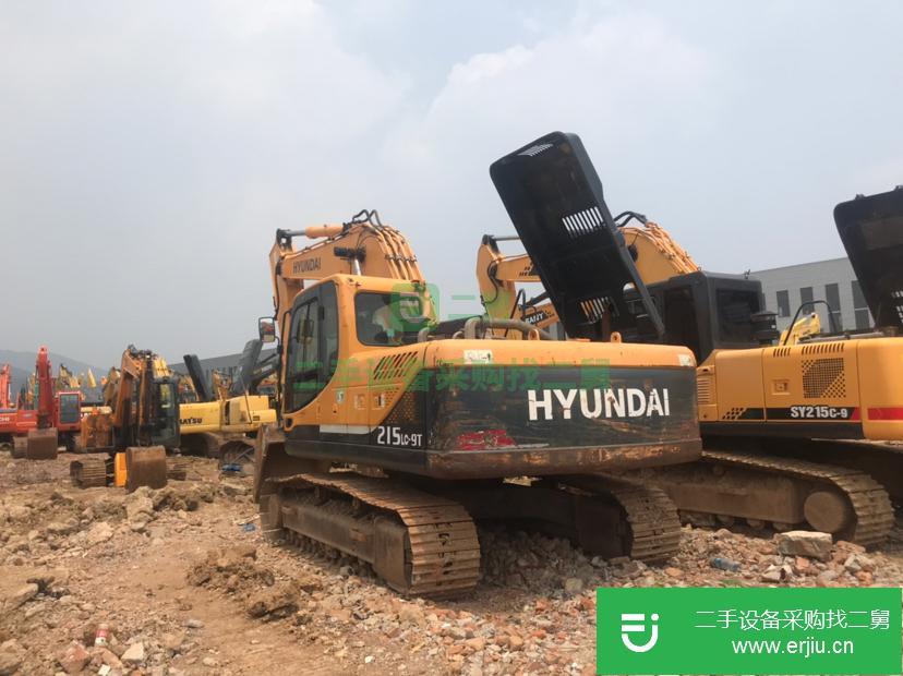 江蘇省出售二手現代R215-9C挖掘機