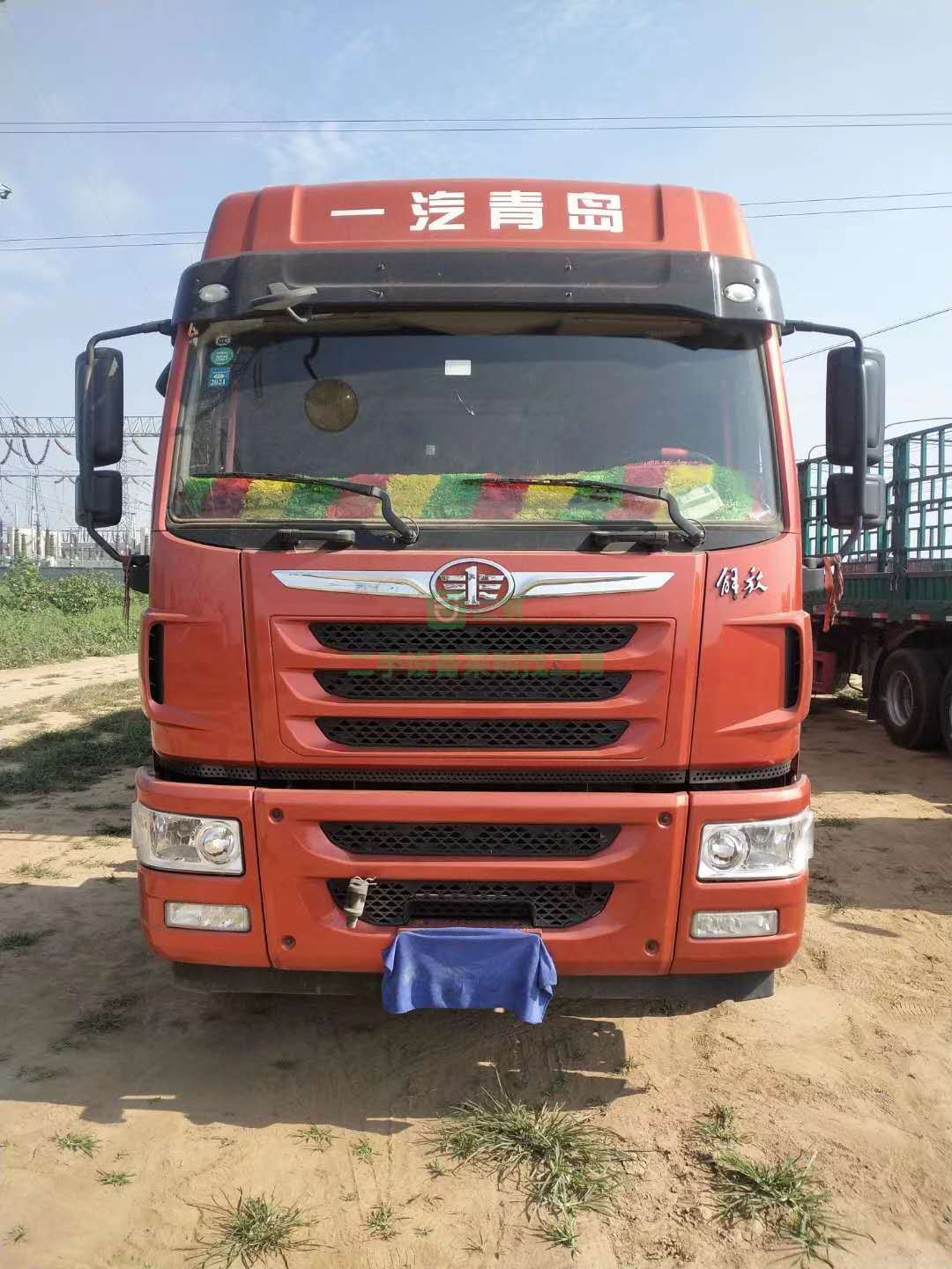 河北出售四個(gè)月捍衛(wèi)400雙驅(qū)濰柴帶11米全車鋁合金鋼圈半掛車