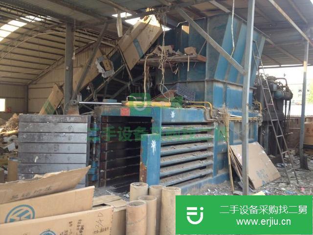 湖北出售二手廢紙臥式全自動打包機