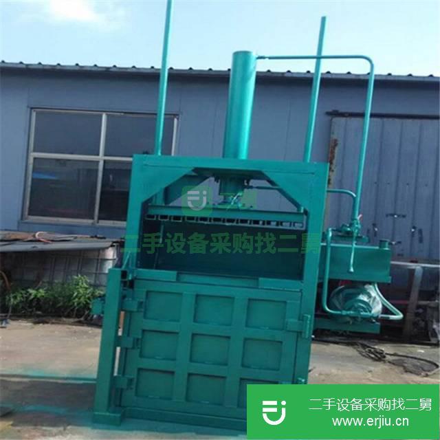 山東出售二手半自動立式液壓打包機