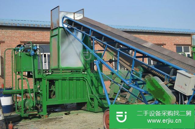 河北出售二手新型飼草壓塊機