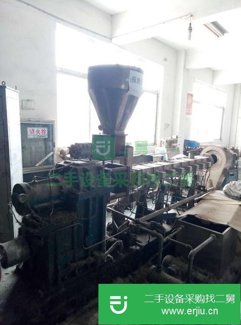 江蘇出售二手雙螺桿塑料造粒機