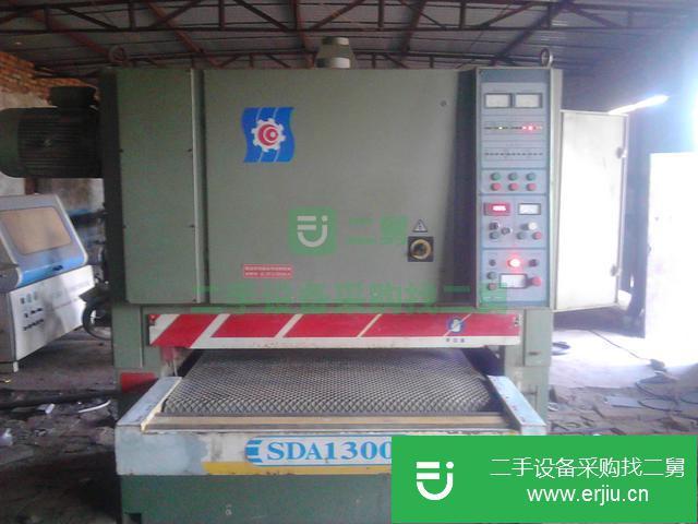遼寧出售二手1300木工雙砂架砂光機(jī)