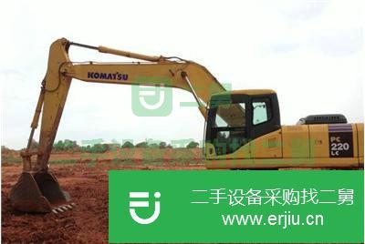 陜西出售二手小松220挖掘機