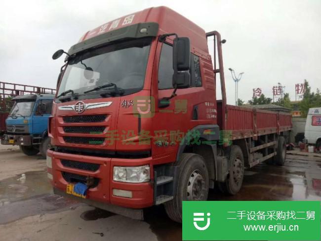 江蘇出售二手一汽解放J6F平板貨車