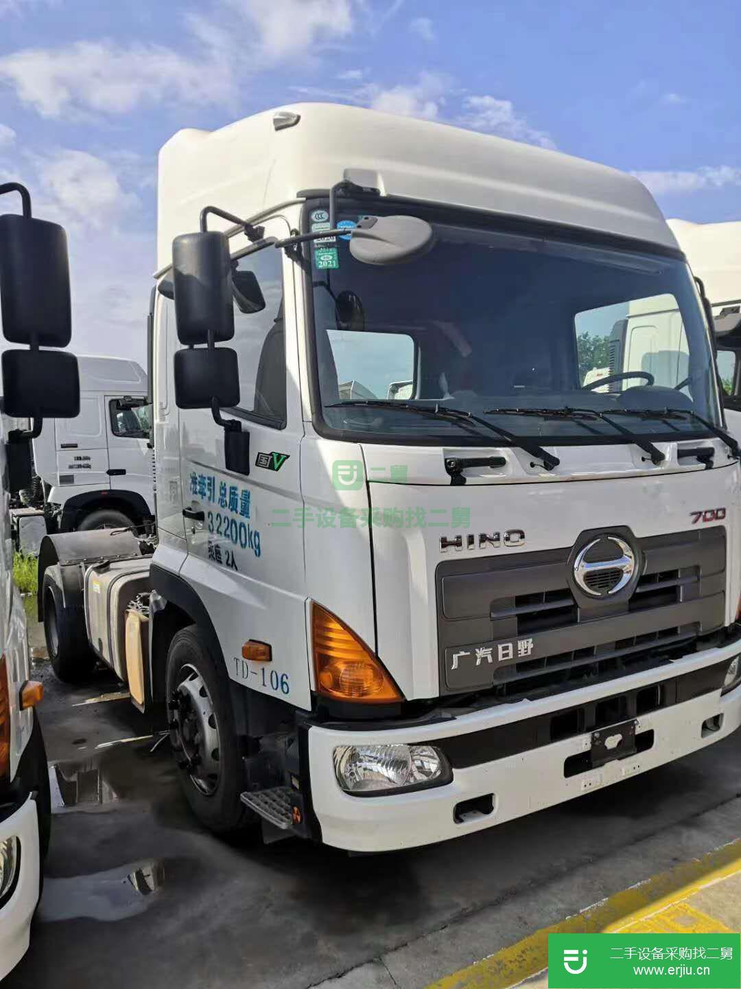山東省出售二手廣汽日野牽引車