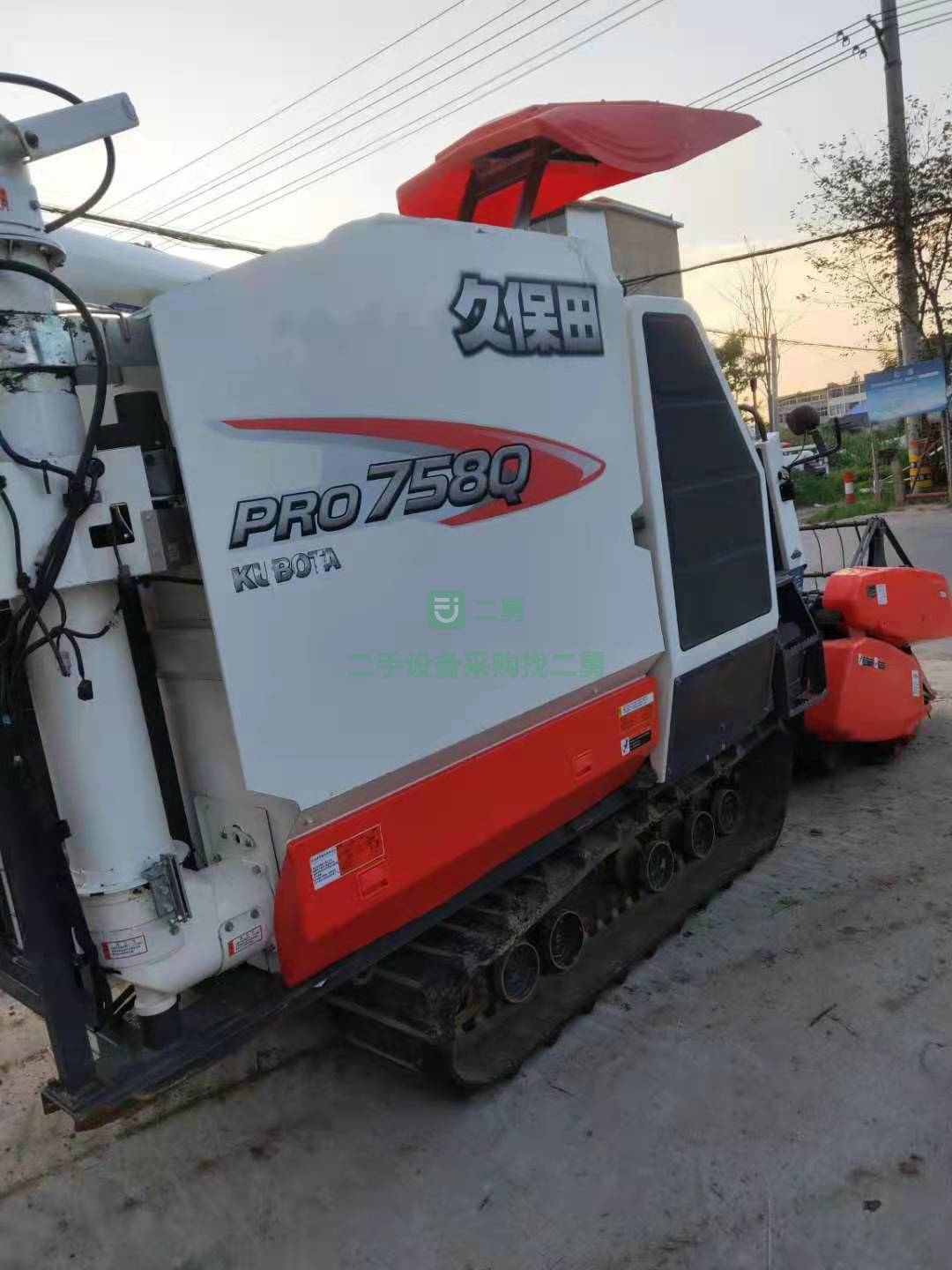 河北出售一臺(tái)久保田4LZ-3收割機(jī)，2018年出廠