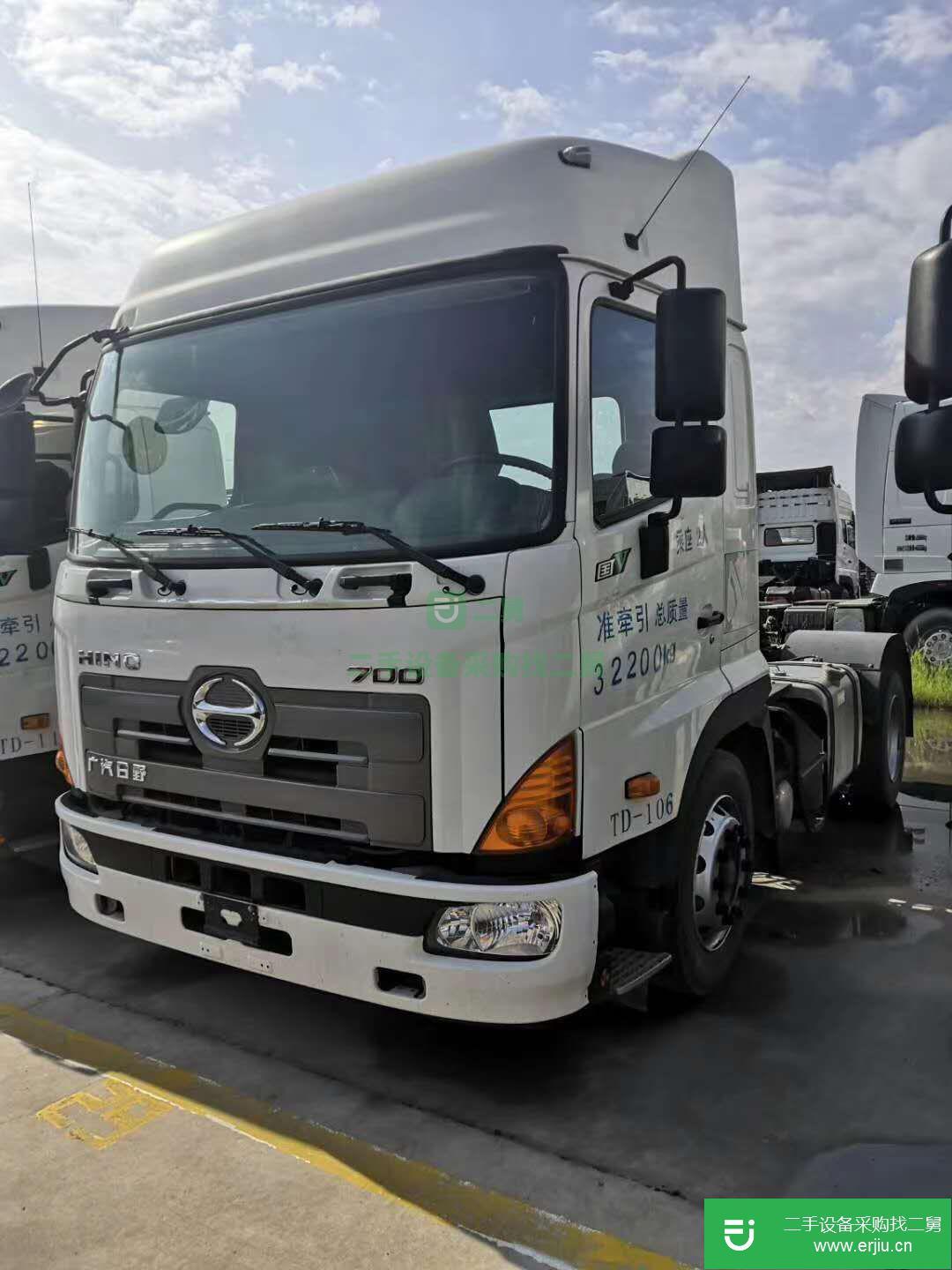 山東省出售二手廣汽日野牽引車
