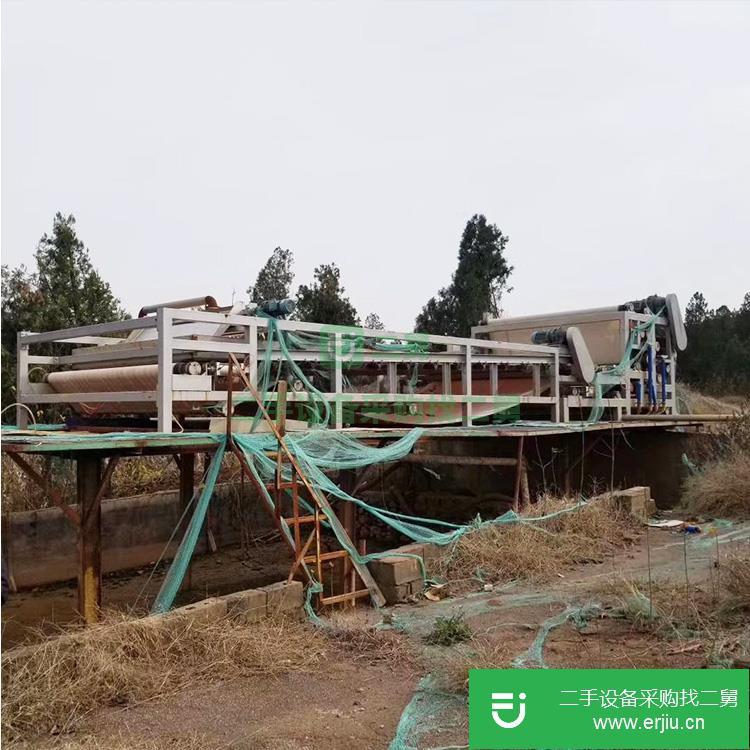 山東出售二手帶式污泥脫水壓濾機(jī)