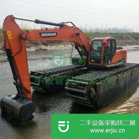 湖北出售二手斗山215河道挖掘機