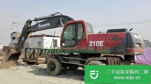陜西出售二手210輪式挖掘機