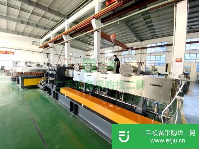 江蘇出售二手熔噴料雙螺桿擠出機
