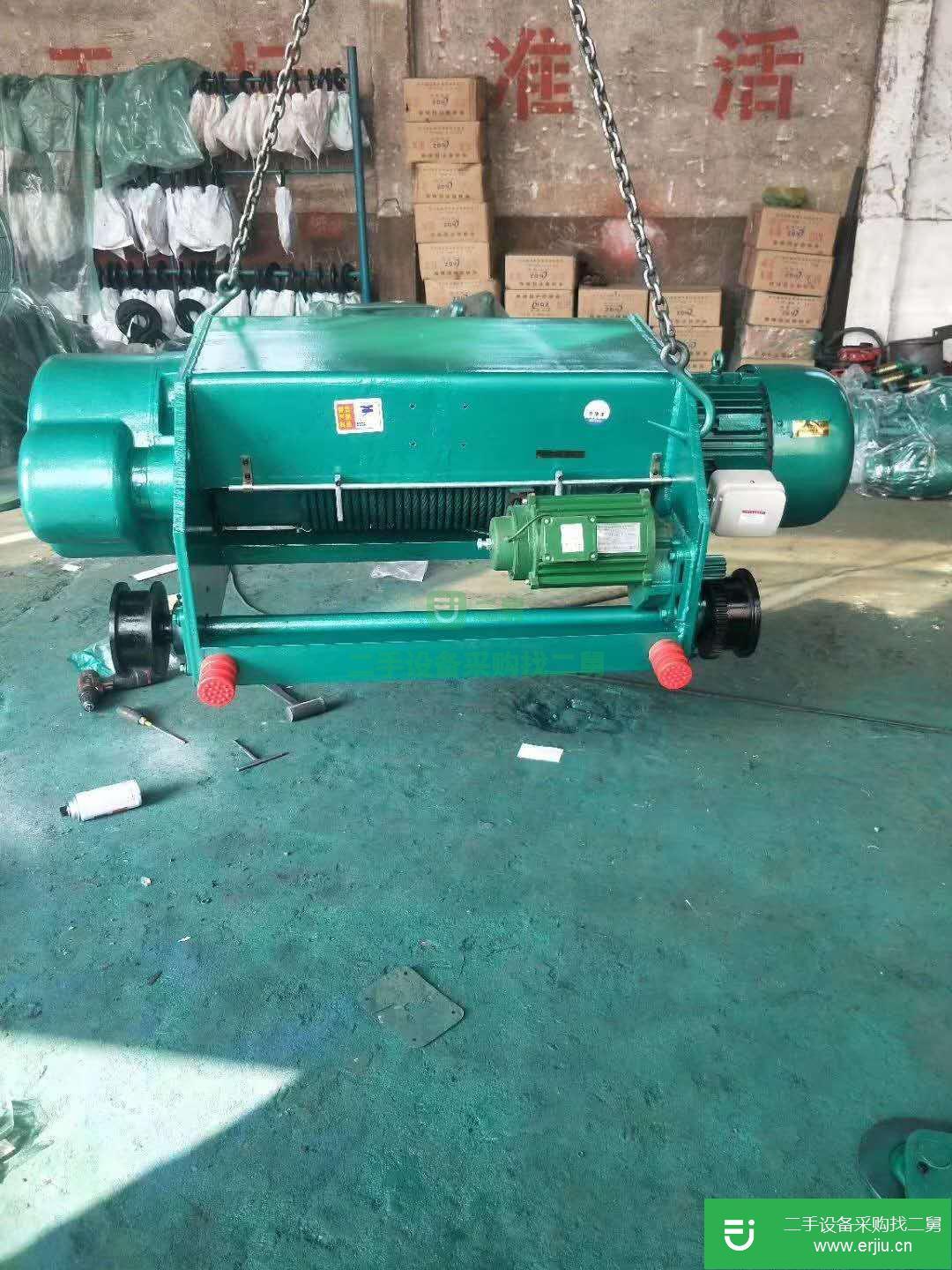 山東出售二手源科牌坐式電動葫蘆