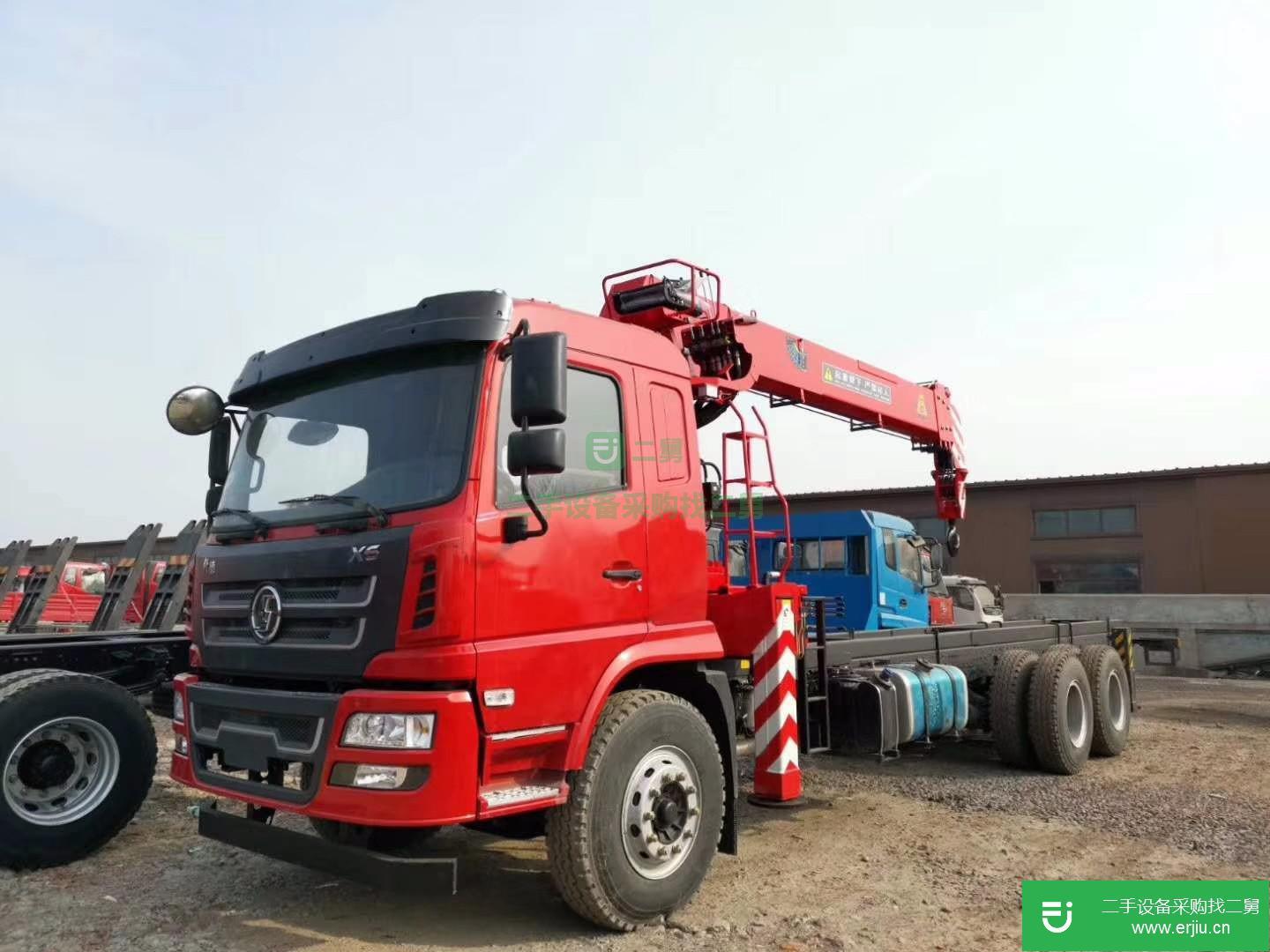 黑龍江出售二手陜汽軒德X6后八輪隨車吊