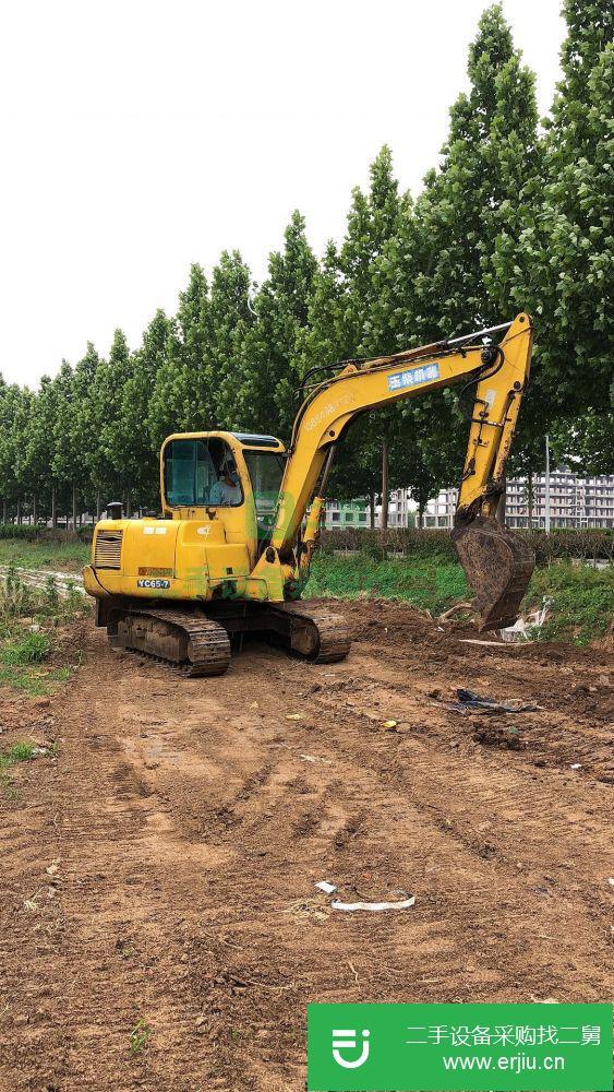 山東省出售二手玉柴YC60-6挖掘機