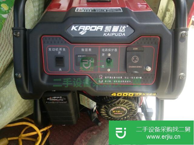 吉林出售二手汽油發電機4000w