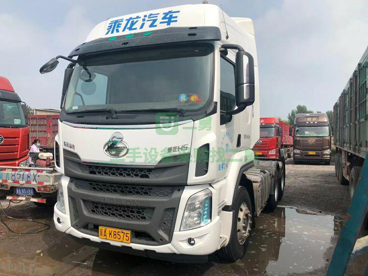 河北出售一年整乘龍H5/430維柴，車況精品中的極品的牽引車