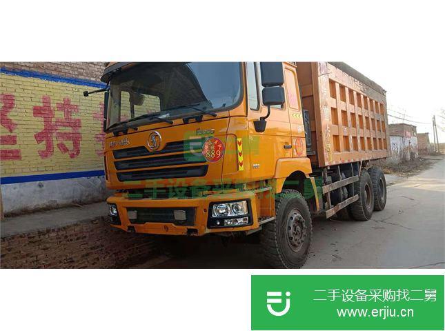 山西出售二手陜汽重卡后八輪工程自卸翻斗車