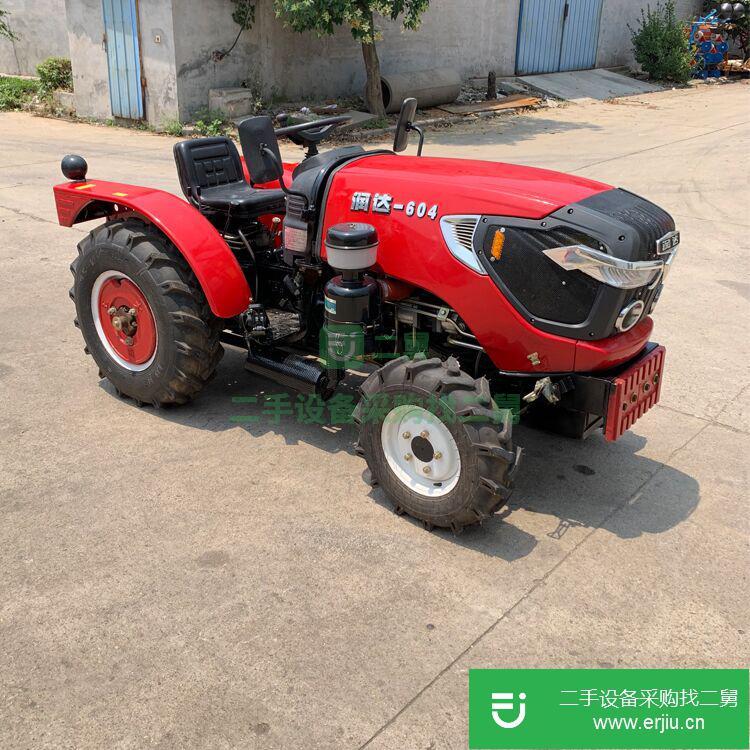 山東出售二手雙聯HX-604單缸小四輪拖拉機
