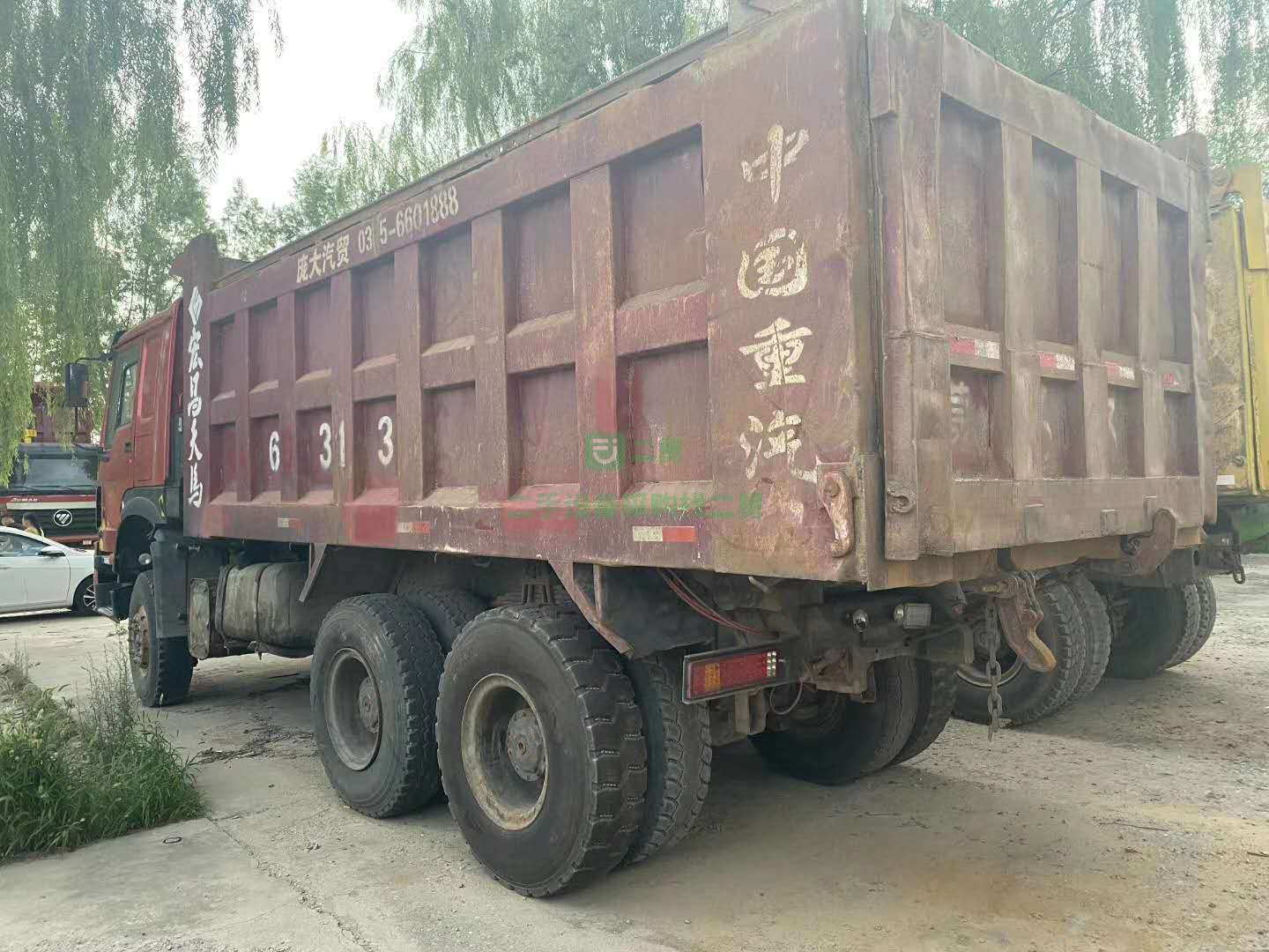 山西急售14-18年豪沃336-375馬力5.6米-5.8米大箱自卸車
