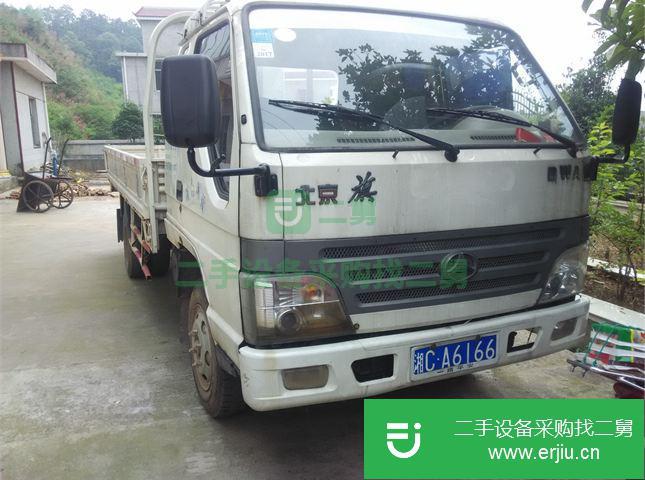 湖南出售二手北京牌前二后四載貨車