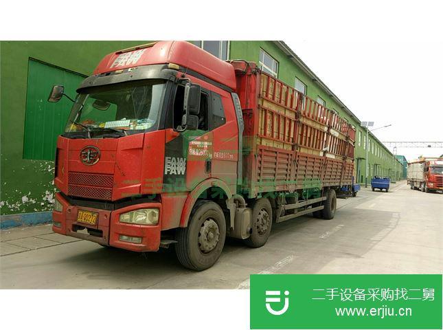 山東出售二手一汽解放J6P前6后4高護欄貨車