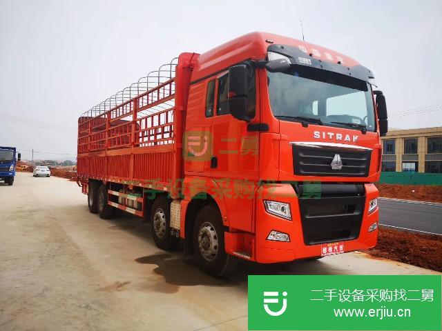 江西出售二手中國(guó)重汽濰柴藍(lán)芯動(dòng)力460馬力載貨車