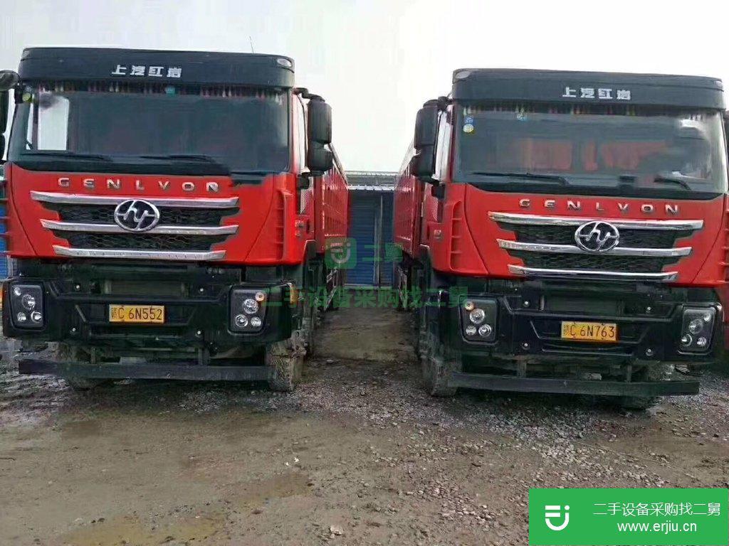 江西出售二手上汽紅巖杰獅自卸車