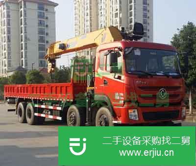 湖北出售二手東風天龍前四后八隨車吊