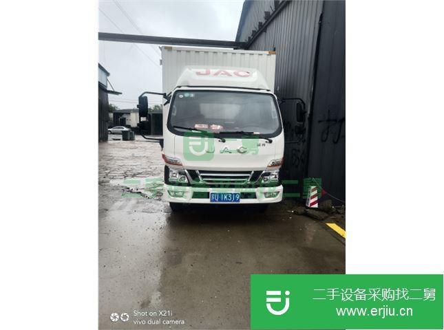 浙江出售二手江淮二后小型廂式貨車