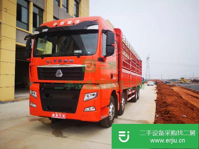 江西出售二手中國(guó)重汽濰柴藍(lán)芯動(dòng)力460馬力載貨車