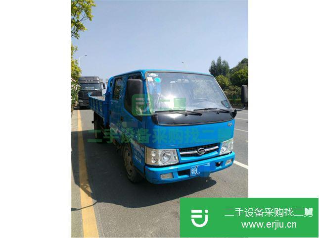 廣東出售二手解放雙排平板自卸車