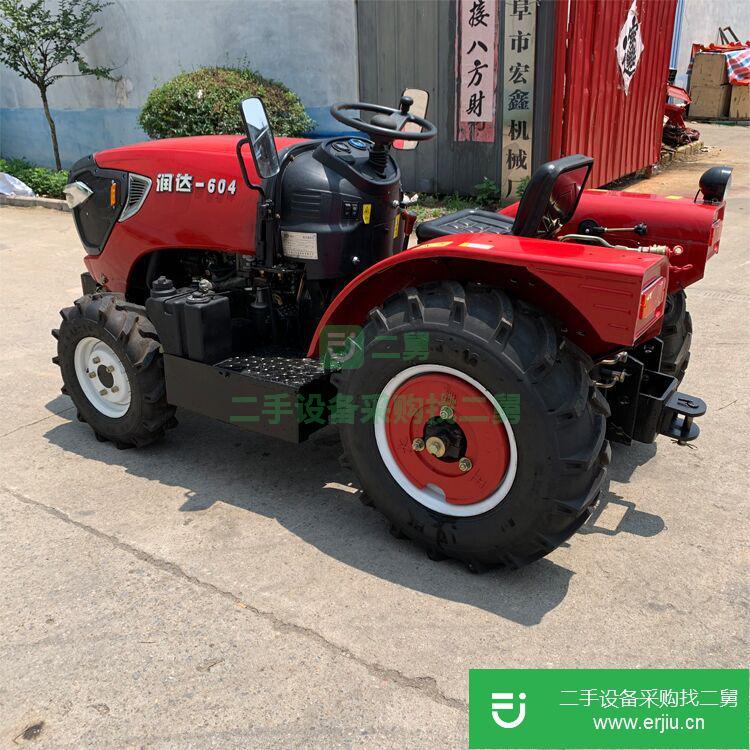 山東出售二手雙聯HX-604單缸小四輪拖拉機