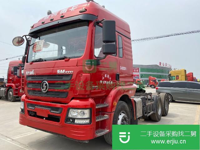 江蘇出售二手陜汽重卡德龍M3000國五牽引車