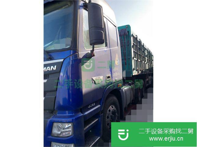河北出售二手福田雙驅輕體半掛車