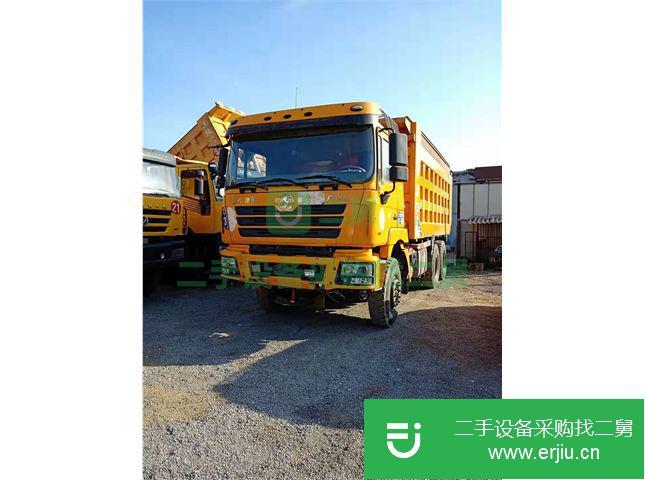 山西出售二手陜汽重卡后八輪工程自卸翻斗車