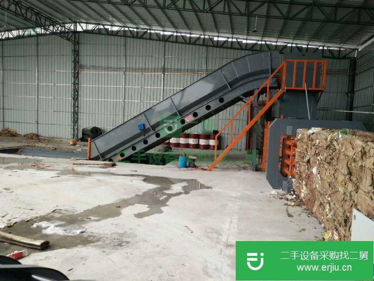 江蘇省出售二手全自動廢紙塑料瓶打包機