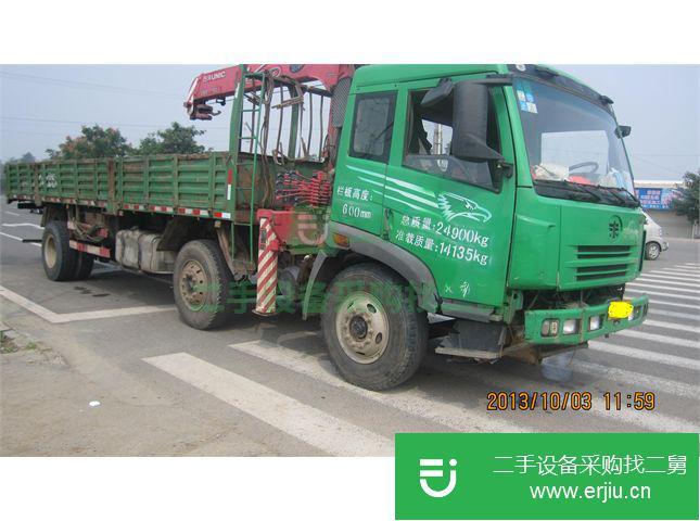 四川出售二手一汽解放隨車吊