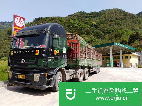 四川出售二手紅巖倉欄半掛車
