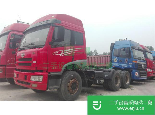 內蒙古出售二手一汽解放J6雙驅動牽引車