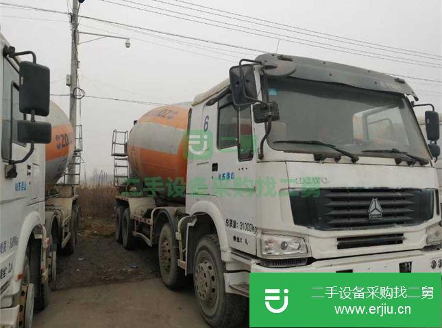 安微出售二手中國重汽混凝土攪拌車