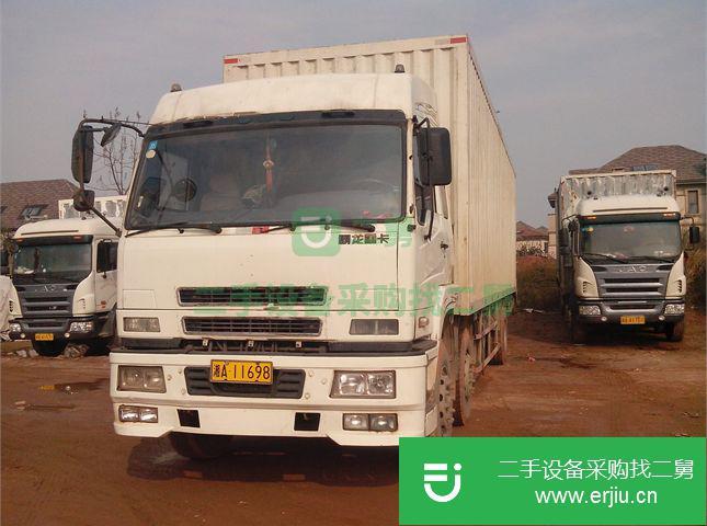 湖南出售二手東風柳汽前四后四集裝箱貨車
