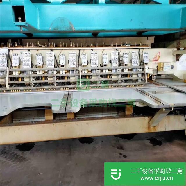 浙江出售二手經緯18對頭400間距盤帶三合一繡花機