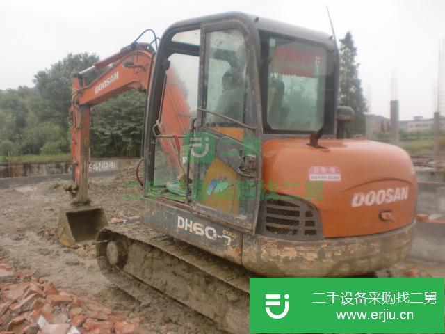 浙江出售二手斗山60挖掘機